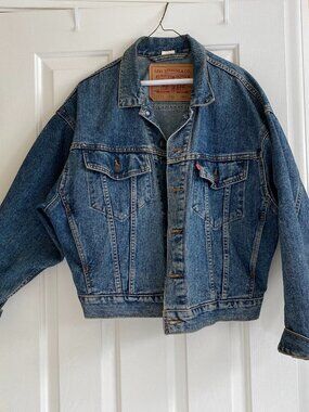 Vintage Levi's 90s denim Jean 70598 Jacket Size Small